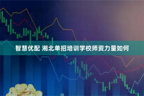 智慧优配 湘北单招培训学校师资力量如何